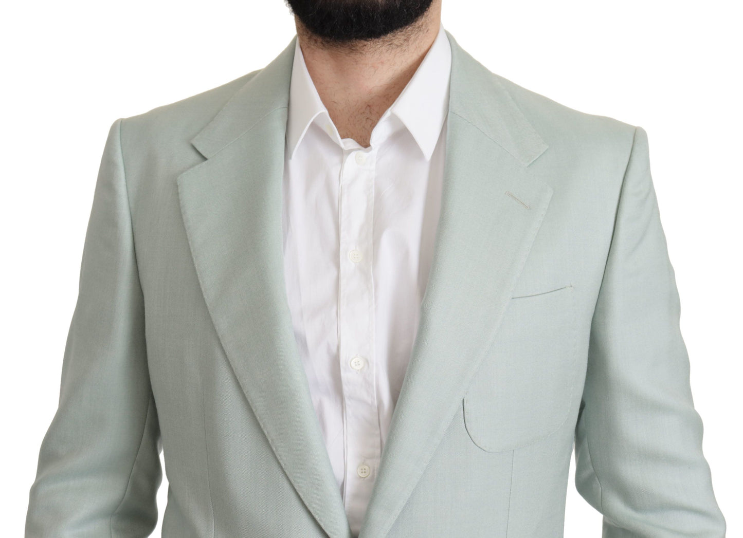 Dolce & Gabbana Green Cashmere Jacket Blazer Jacket Dolce & Gabbana
