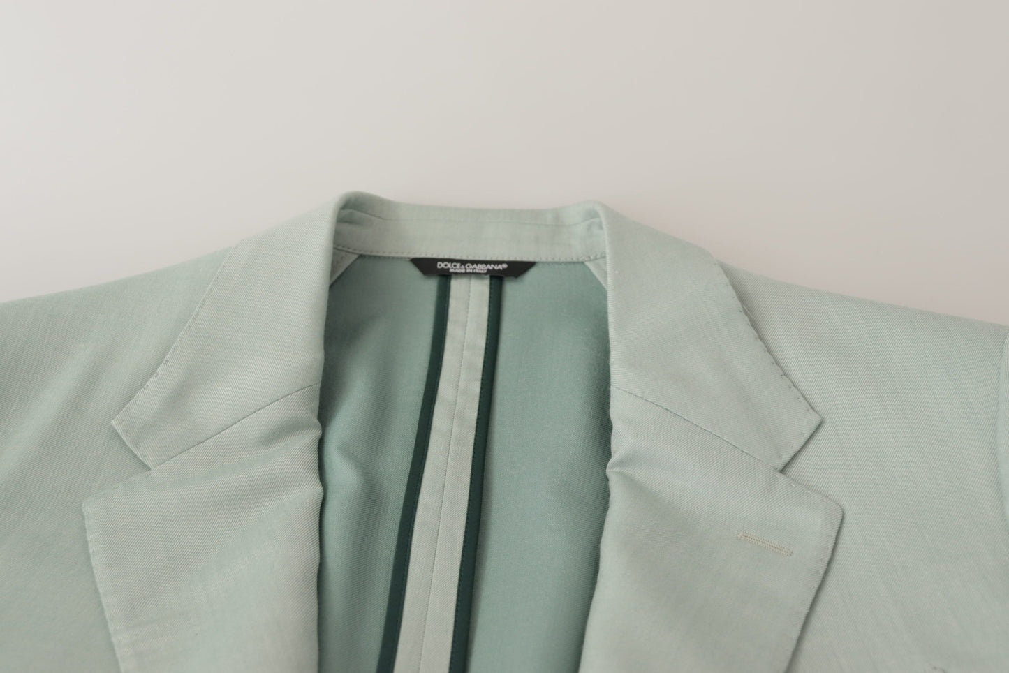 Dolce & Gabbana Green Cashmere Jacket Blazer Jacket Dolce & Gabbana