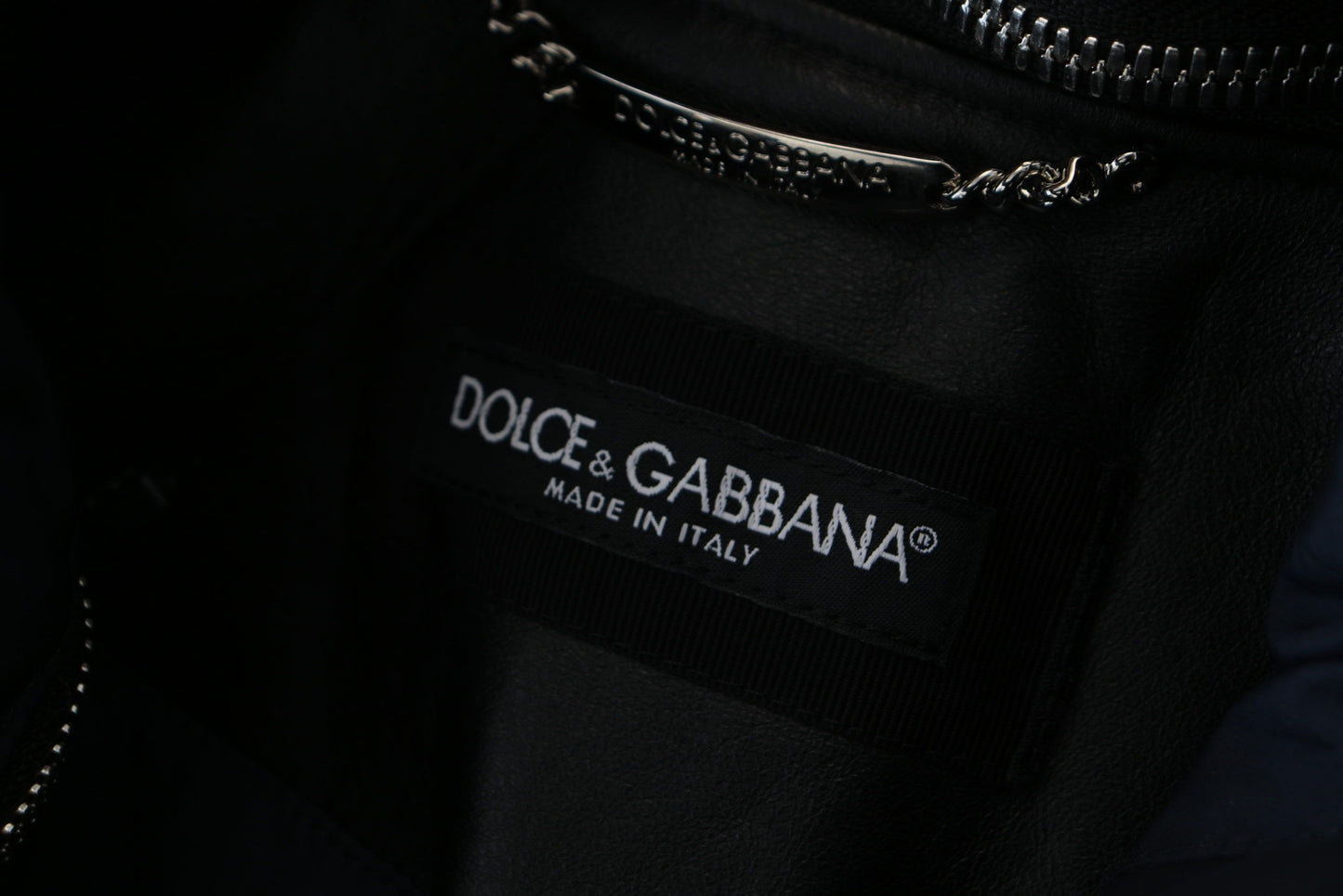 Dolce & Gabbana Black Polyester Hooded Blouson Coat Jacket Dolce & Gabbana
