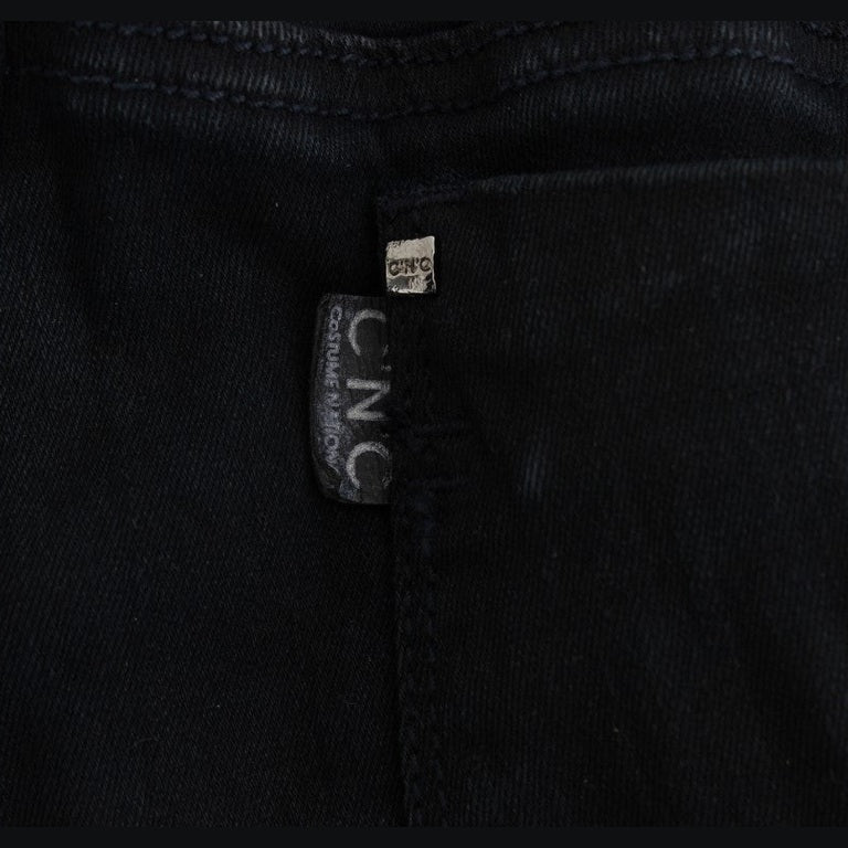 Costume National Black Cotton Slim Fit Denim Jeans