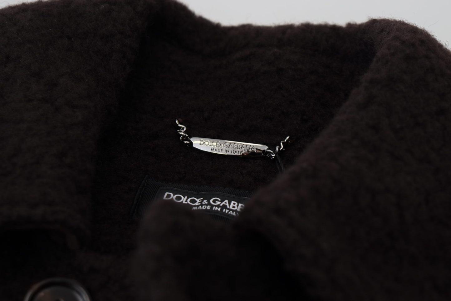 Dolce & Gabbana Black Alpaca Button Down Trench Coat Jacket Dolce & Gabbana