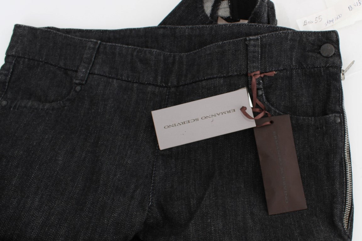 Ermanno Scervino Blue Cotton Slim Fit Denim Jeans Ermanno Scervino
