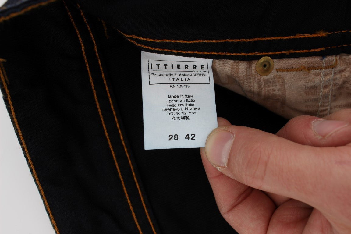 John Galliano Blue Wash Cotton Slim Fit Jeans John Galliano