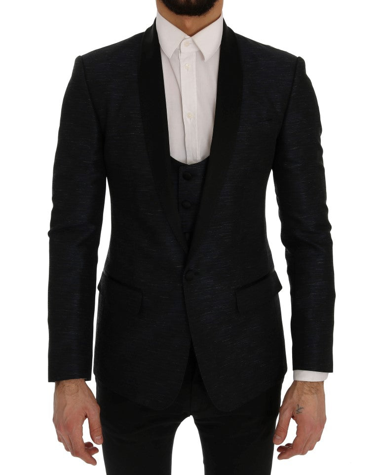 Dolce & Gabbana Blue MARTINI Slim 2 Piece Blazer Dolce & Gabbana