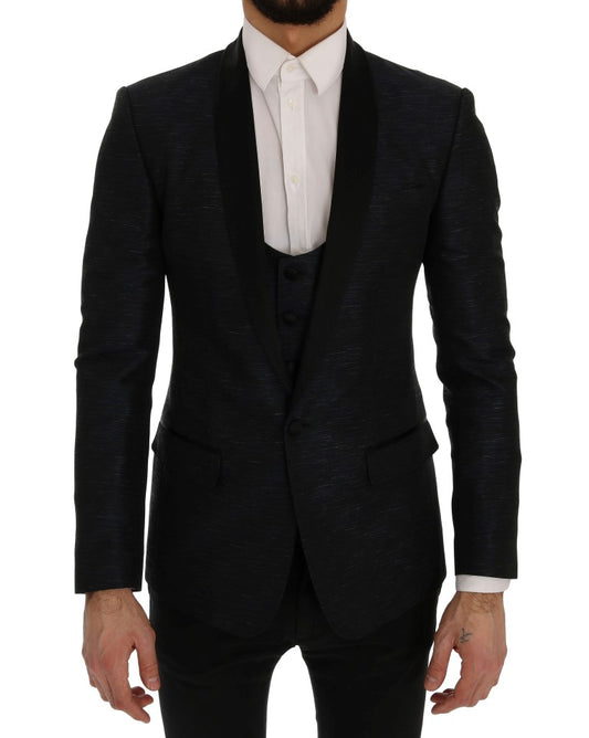 Dolce & Gabbana Blue MARTINI Slim 2 Piece Blazer Dolce & Gabbana