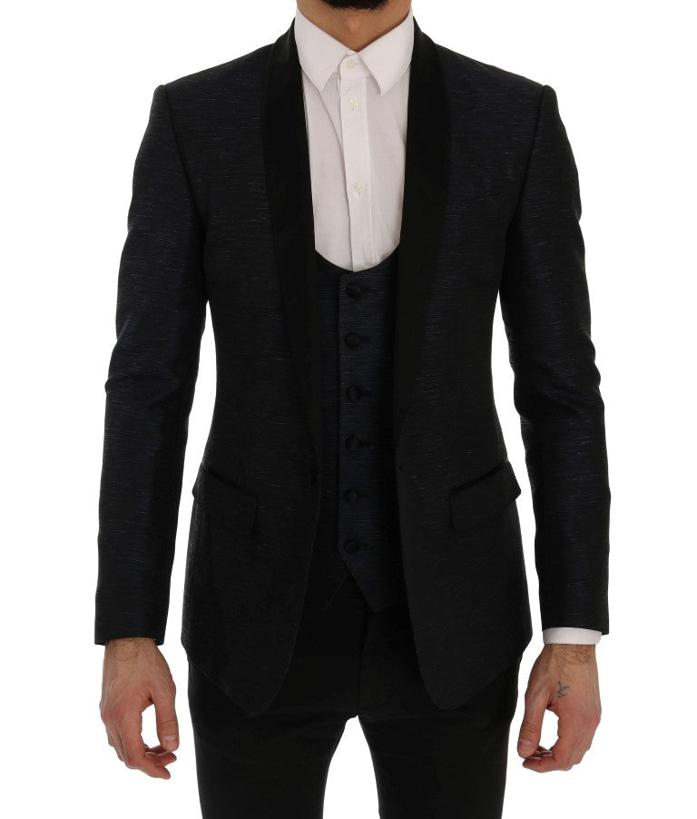 Dolce & Gabbana Blue MARTINI Slim 2 Piece Blazer Dolce & Gabbana