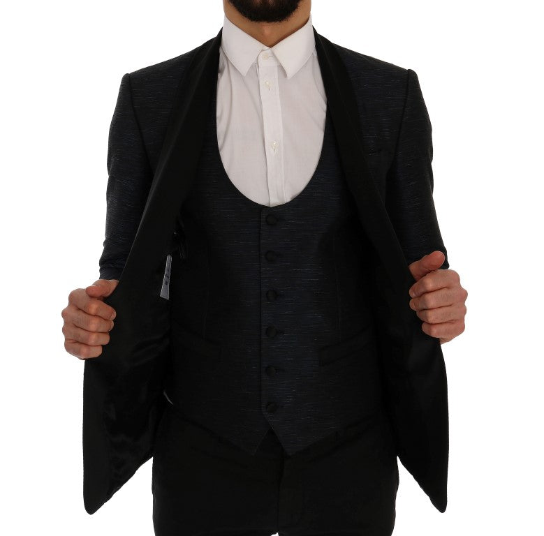 Dolce & Gabbana Blue MARTINI Slim 2 Piece Blazer Dolce & Gabbana