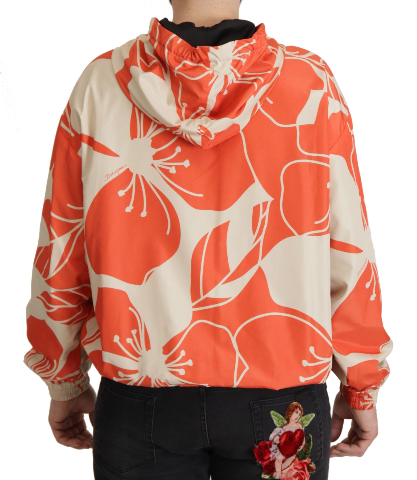 Dolce & Gabbana Multicolor Floral Hooded Pullover Sweater Dolce & Gabbana