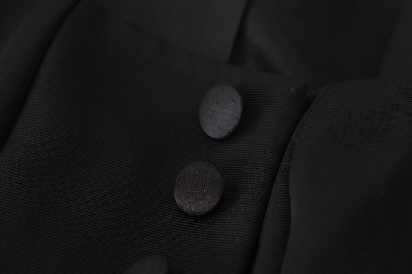Dolce & Gabbana Black Slim Fit Long Sleeves Snap Jacket Dolce & Gabbana