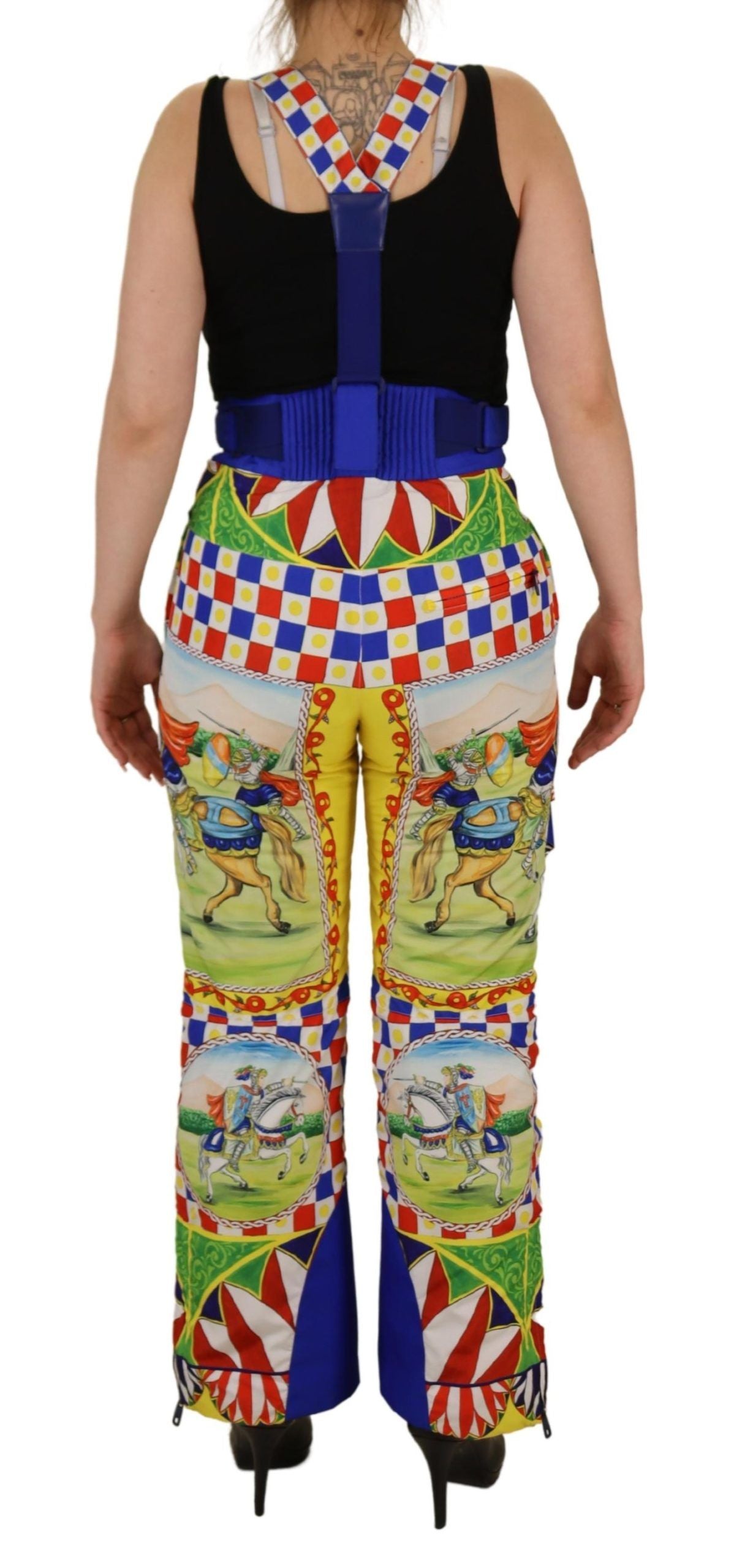 Dolce & Gabbana Multicolor Printed Snow Trouser Pants Dolce & Gabbana