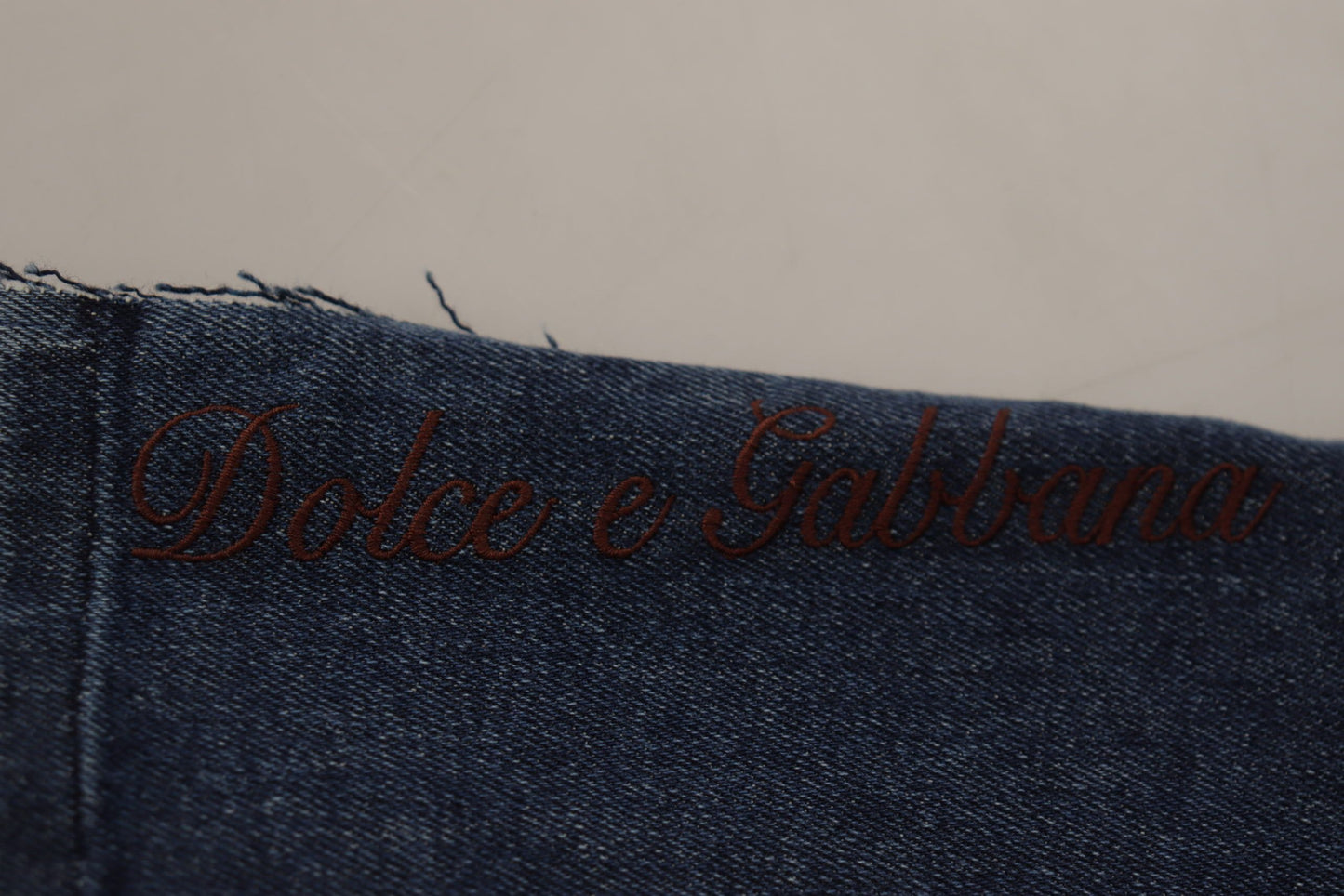 Dolce & Gabbana Multicolor Patchwork DG Fashion Wide Leg Denim Pant Dolce & Gabbana