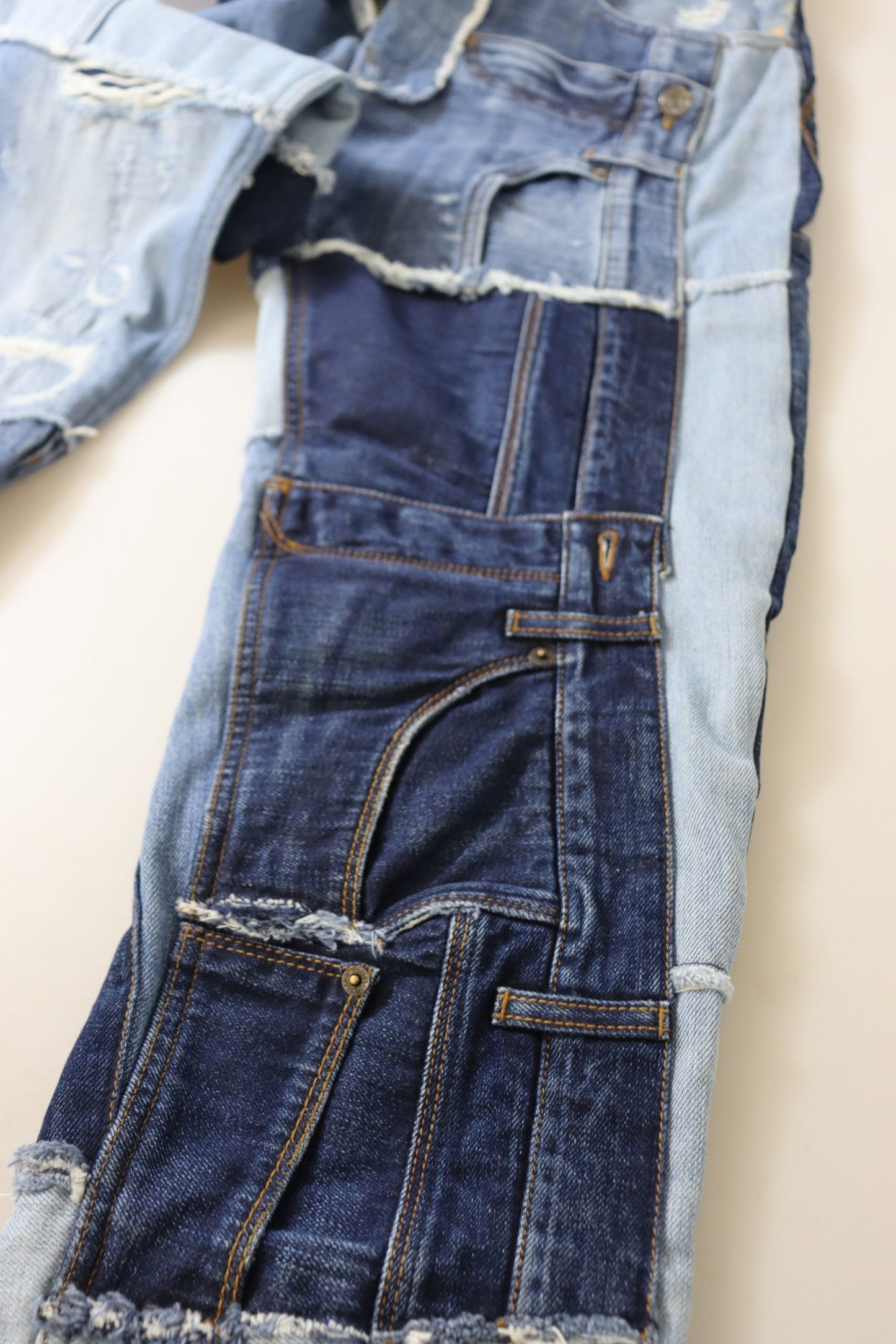 Dolce & Gabbana Multicolor Patchwork High Waist Denim Jeans Dolce & Gabbana