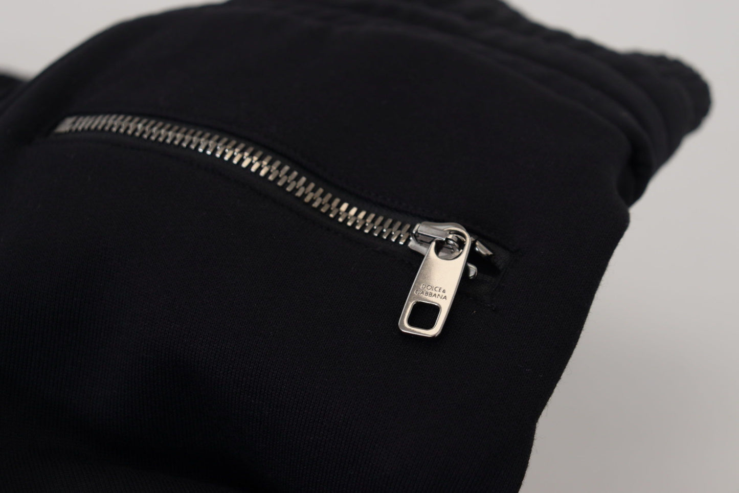 Dolce & Gabbana Black Cotton Bermuda Cargo Shorts Dolce & Gabbana