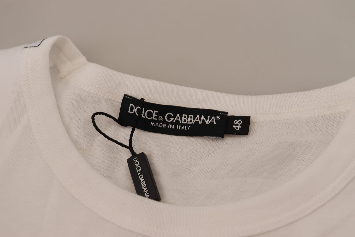 Dolce & Gabbana White Flap Pocket Short Sleeves T-shirt Dolce & Gabbana
