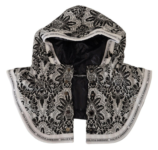 Dolce & Gabbana White Floral Whole Head Wrap One Size Cotton Hat Dolce & Gabbana