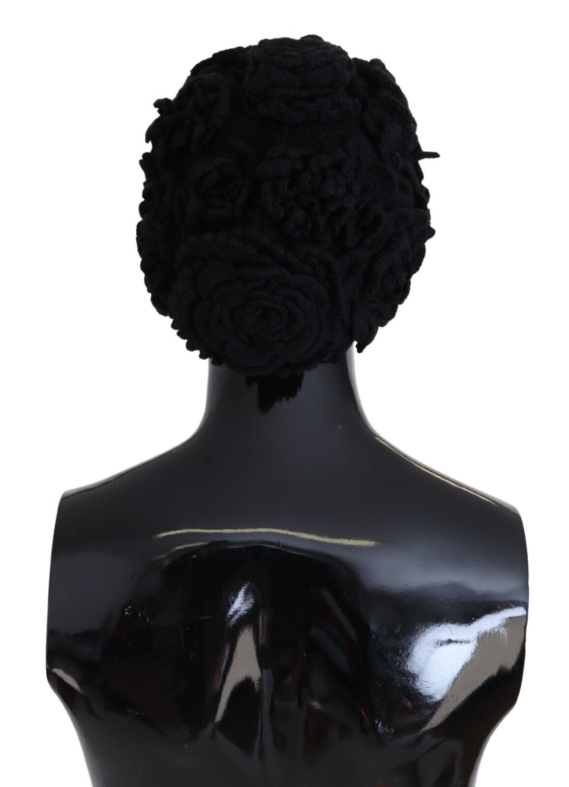 Dolce & Gabbana Black Wool Knit Winter Beanie Hat Dolce & Gabbana