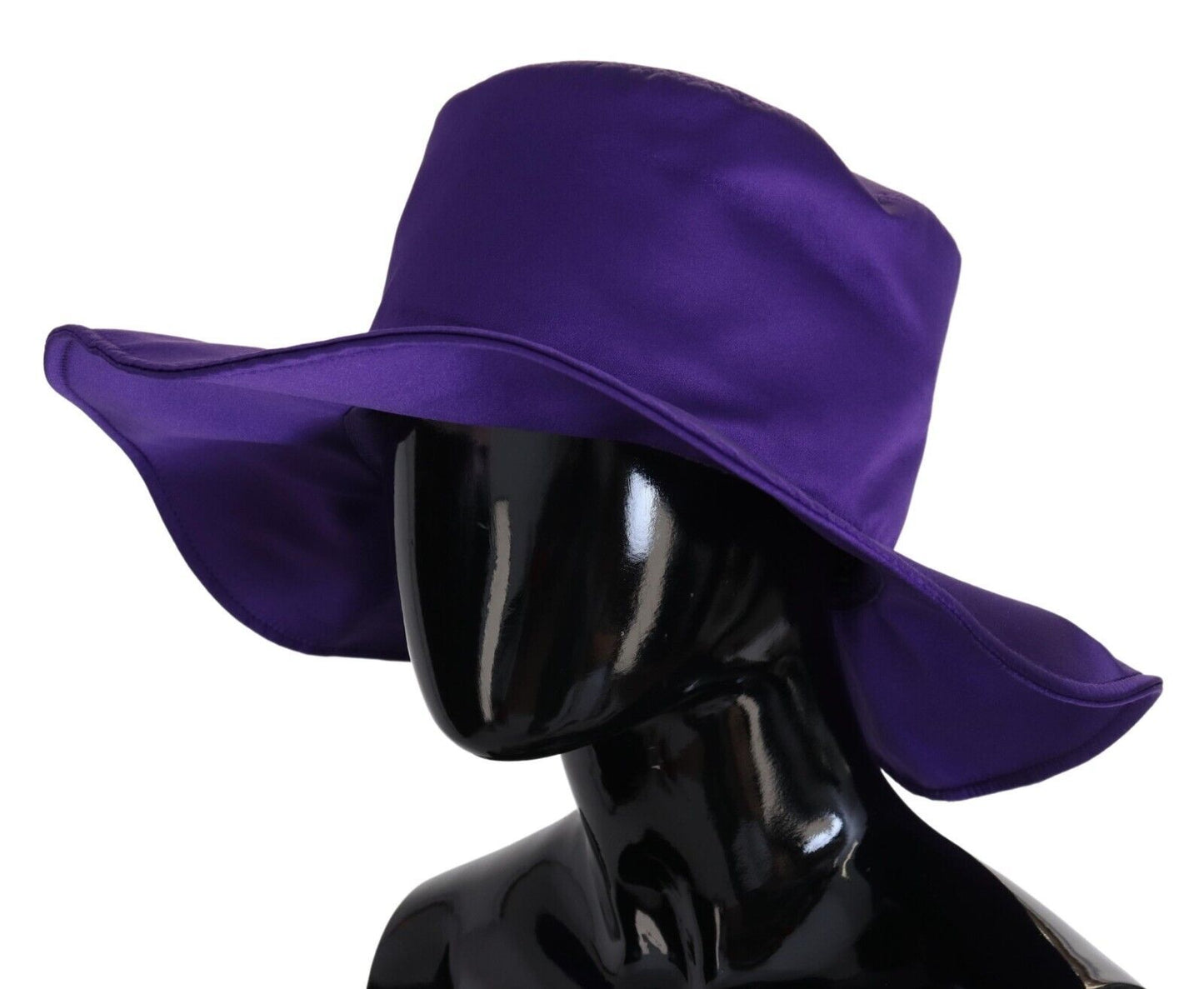 Dolce & Gabbana Purple Silk Stretch Top Hat Dolce & Gabbana