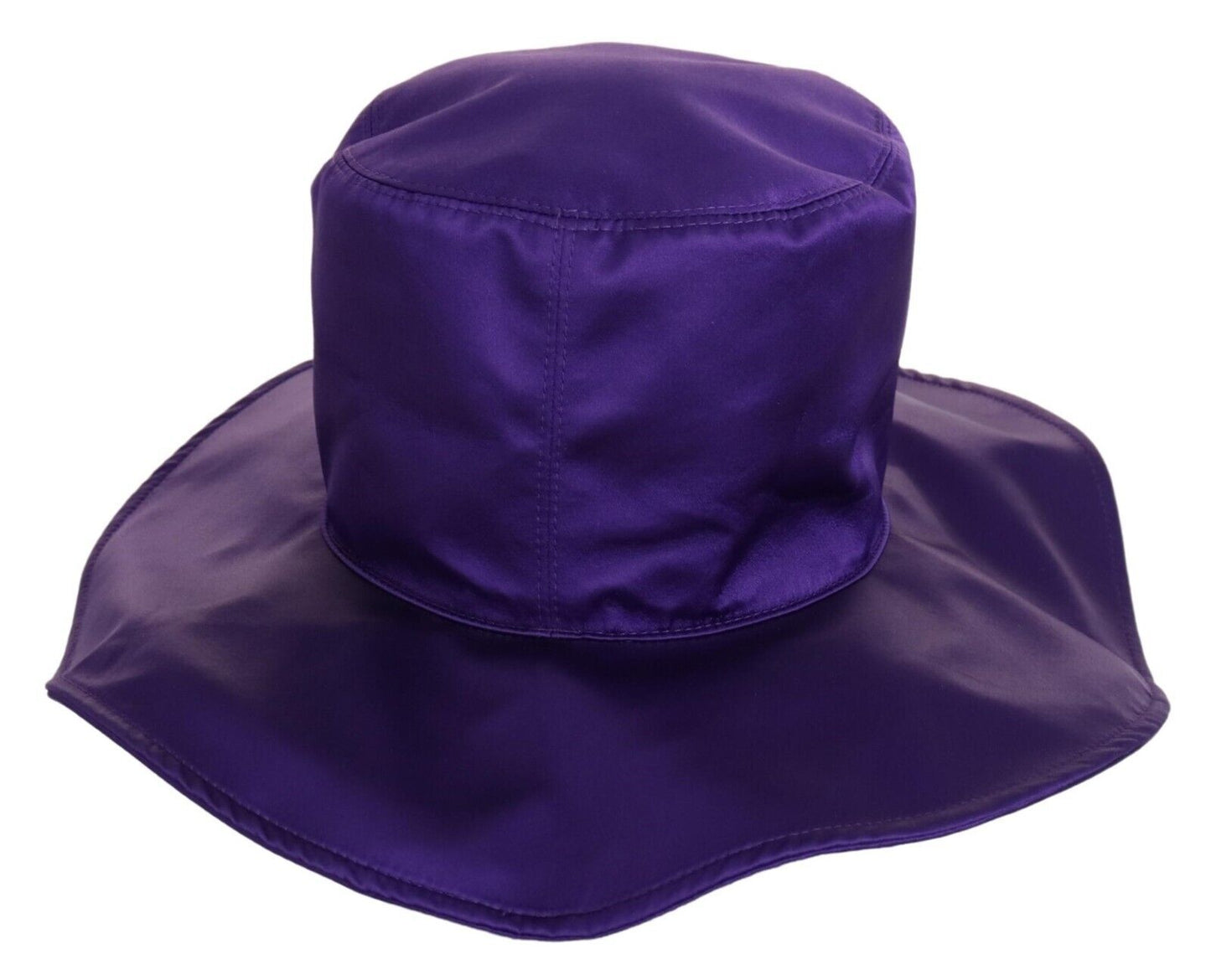 Dolce & Gabbana Purple Silk Stretch Top Hat Dolce & Gabbana