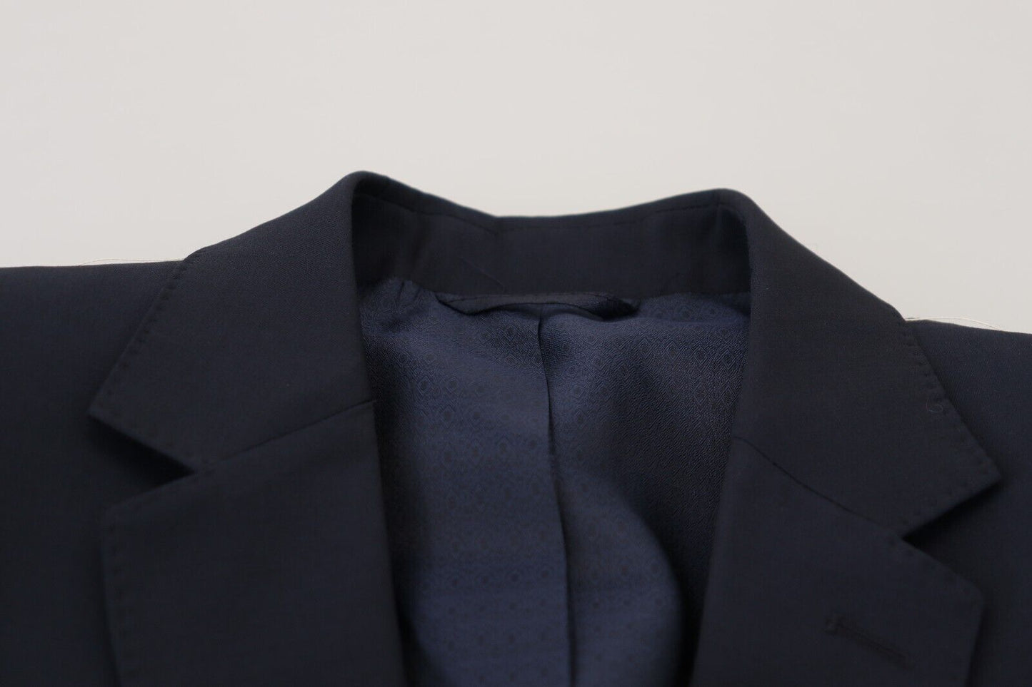 Dolce & Gabbana Dark Blue Wool Single Breasted MARTINI Blazer Dolce & Gabbana