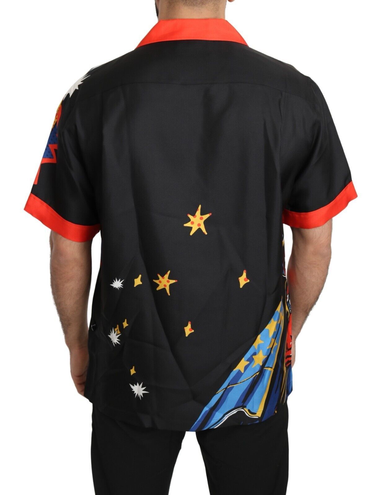 Dolce & Gabbana Multicolor Printed Short Sleeves Casual Shirt Dolce & Gabbana