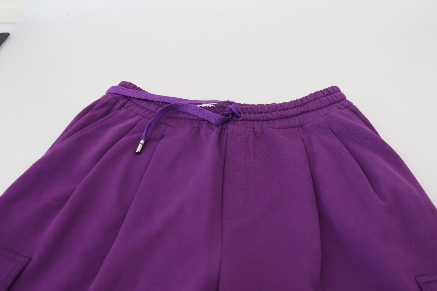 Dolce & Gabbana Purple Cotton Cargo Sweatpants Jogging Pants Dolce & Gabbana
