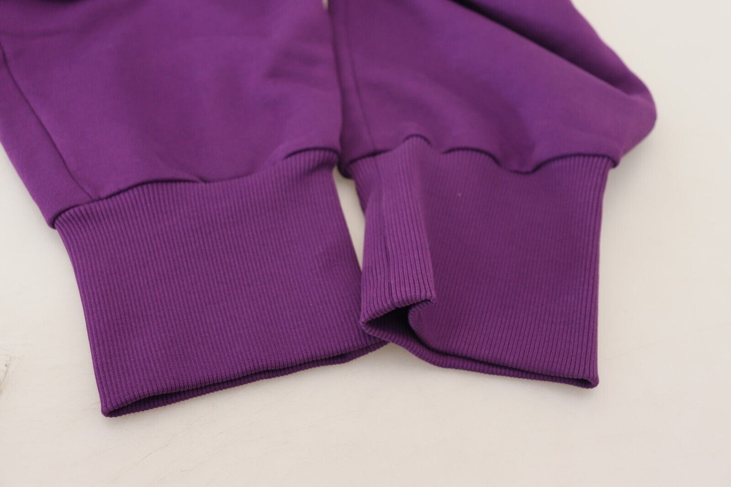 Dolce & Gabbana Purple Cotton Cargo Sweatpants Jogging Pants Dolce & Gabbana