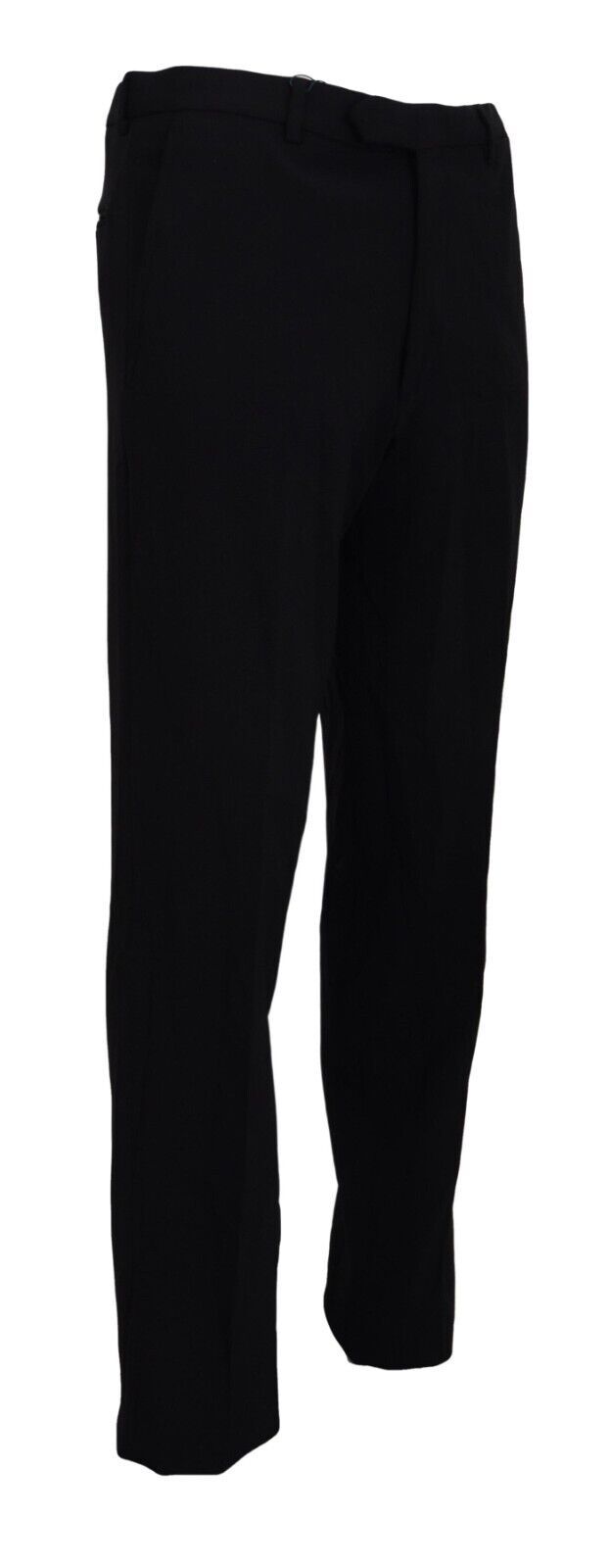 BENCIVENGA Black Straight Fit Men Formal Trousers Pants BENCIVENGA