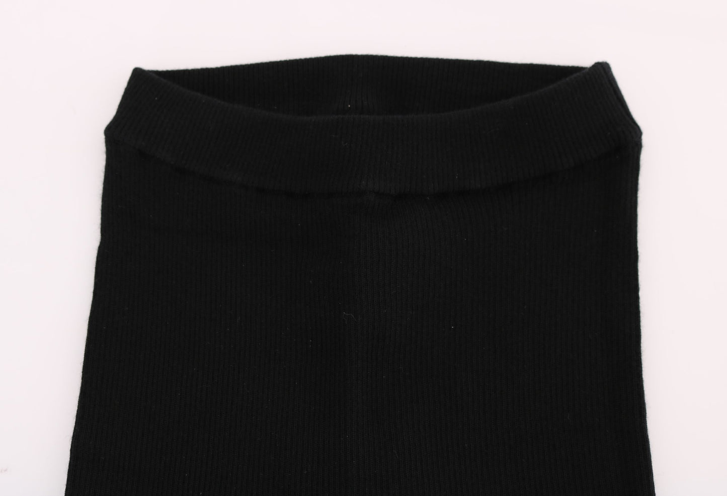 Dolce & Gabbana Black Slim Fit Women Cashmere Pants Dolce & Gabbana