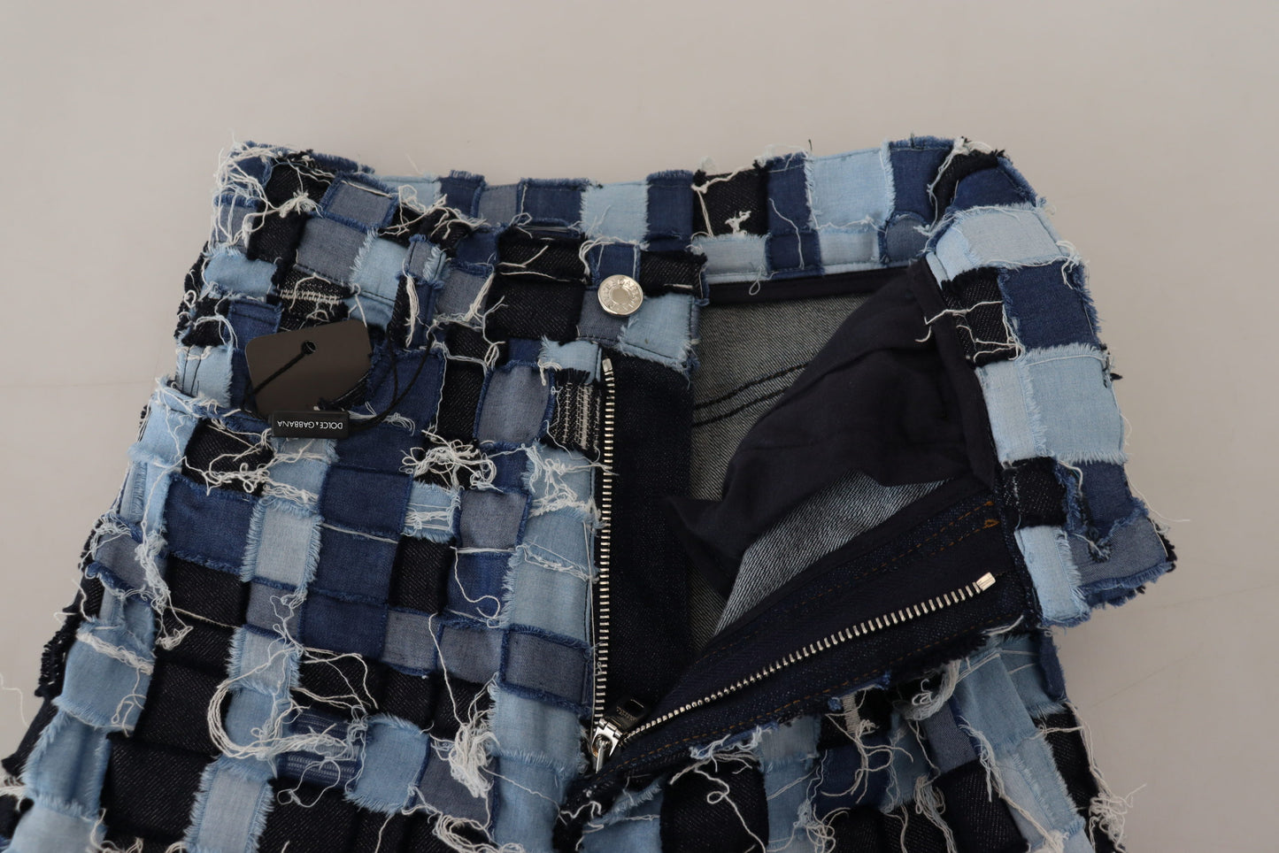Dolce & Gabbana Multicolor Patchwork Cotton Denim Jeans Dolce & Gabbana