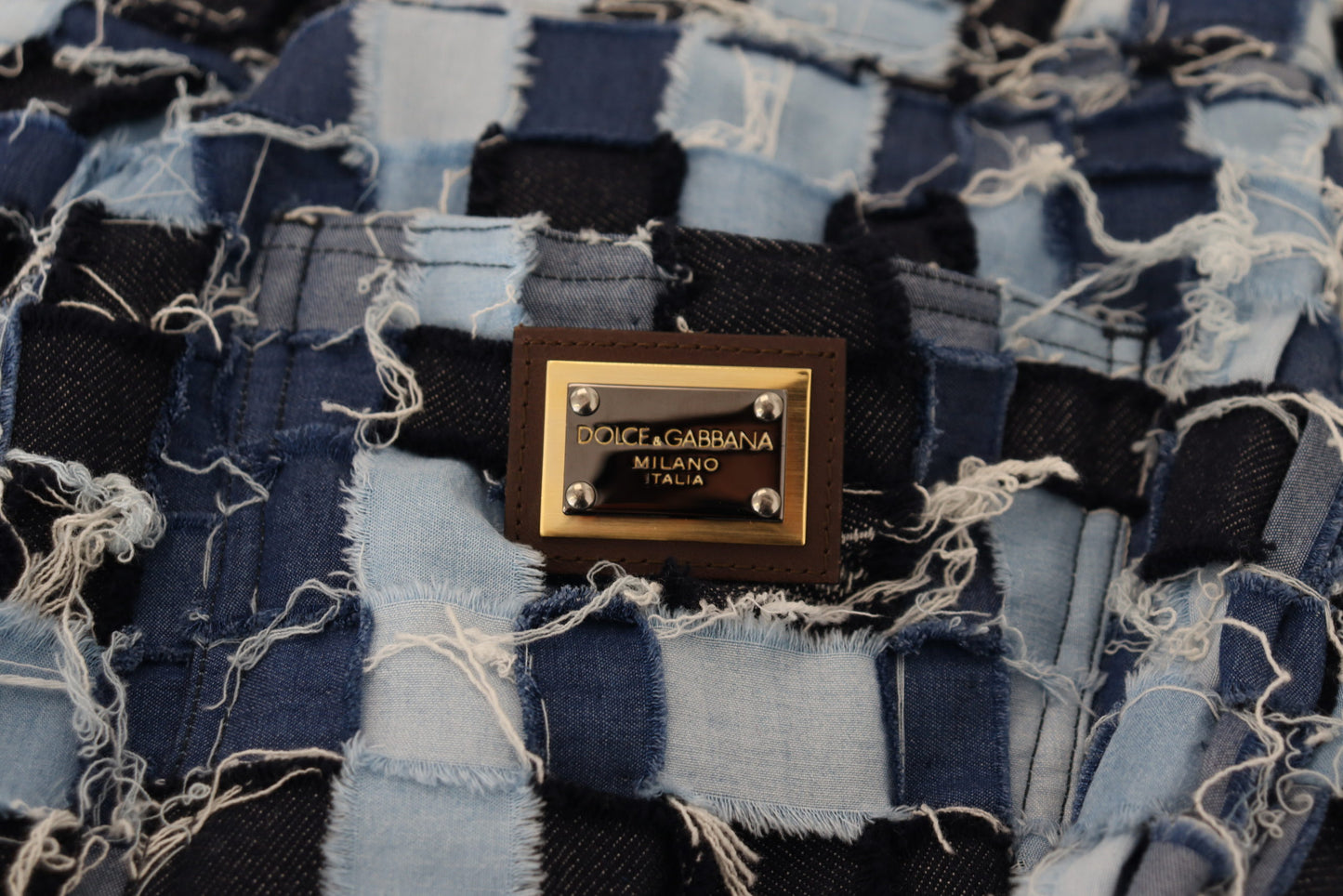 Dolce & Gabbana Multicolor Patchwork Cotton Denim Jeans Dolce & Gabbana