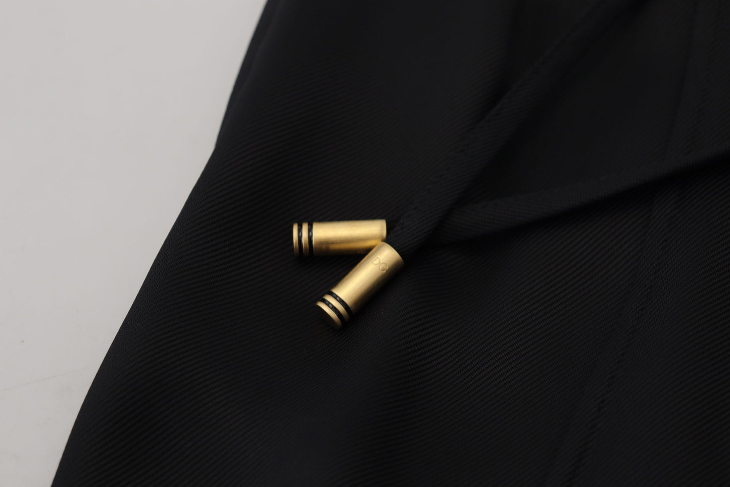 Dolce & Gabbana Black Straight Fit Cotton Pants Dolce & Gabbana