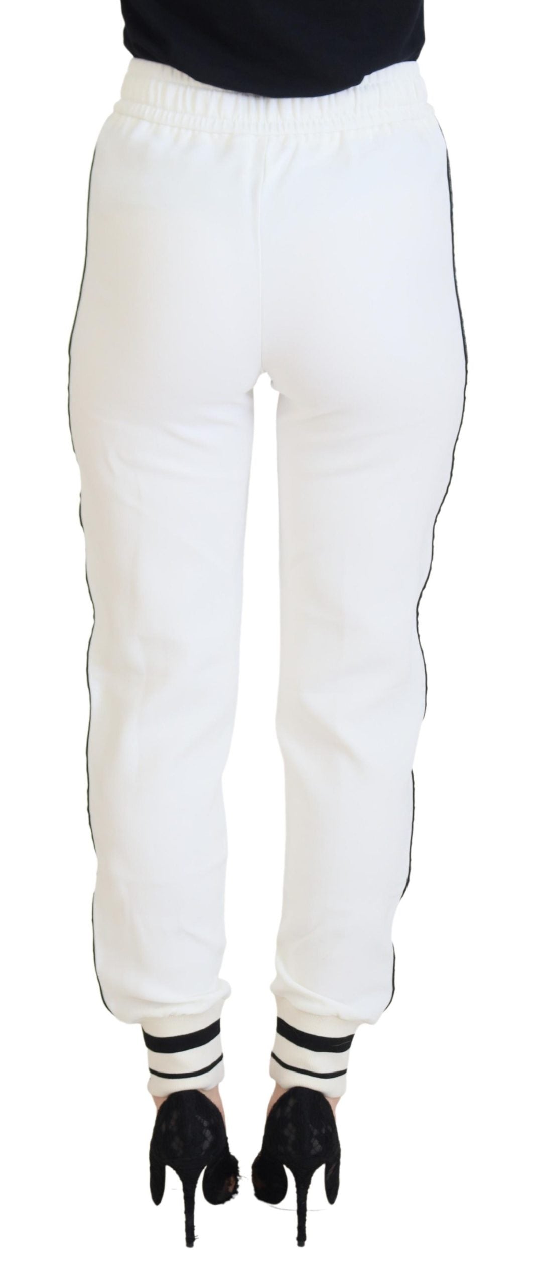 Dolce & Gabbana White DG Logo Sweatpants Pants Dolce & Gabbana