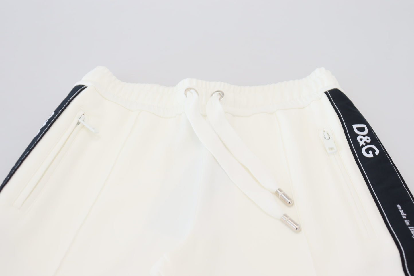 Dolce & Gabbana White DG Logo Sweatpants Pants Dolce & Gabbana