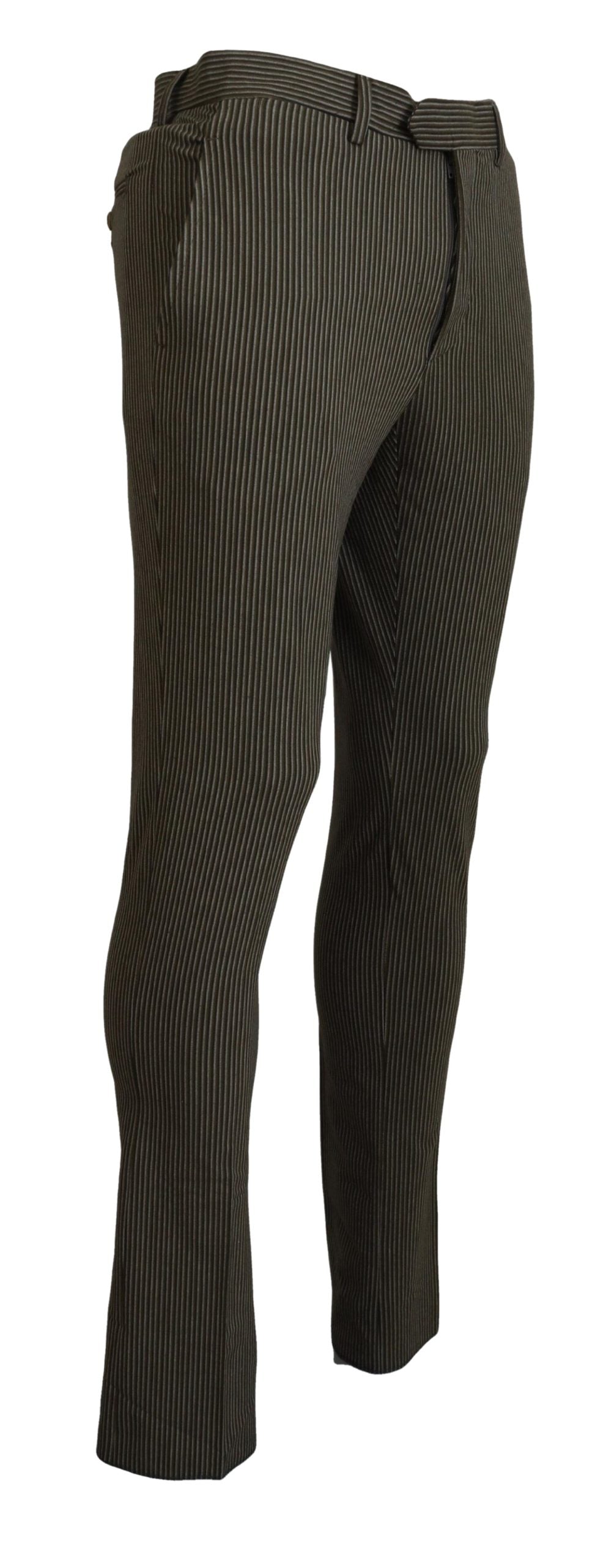 BENCIVENGA Multicolor Striped Pure Cotton Men Pants BENCIVENGA