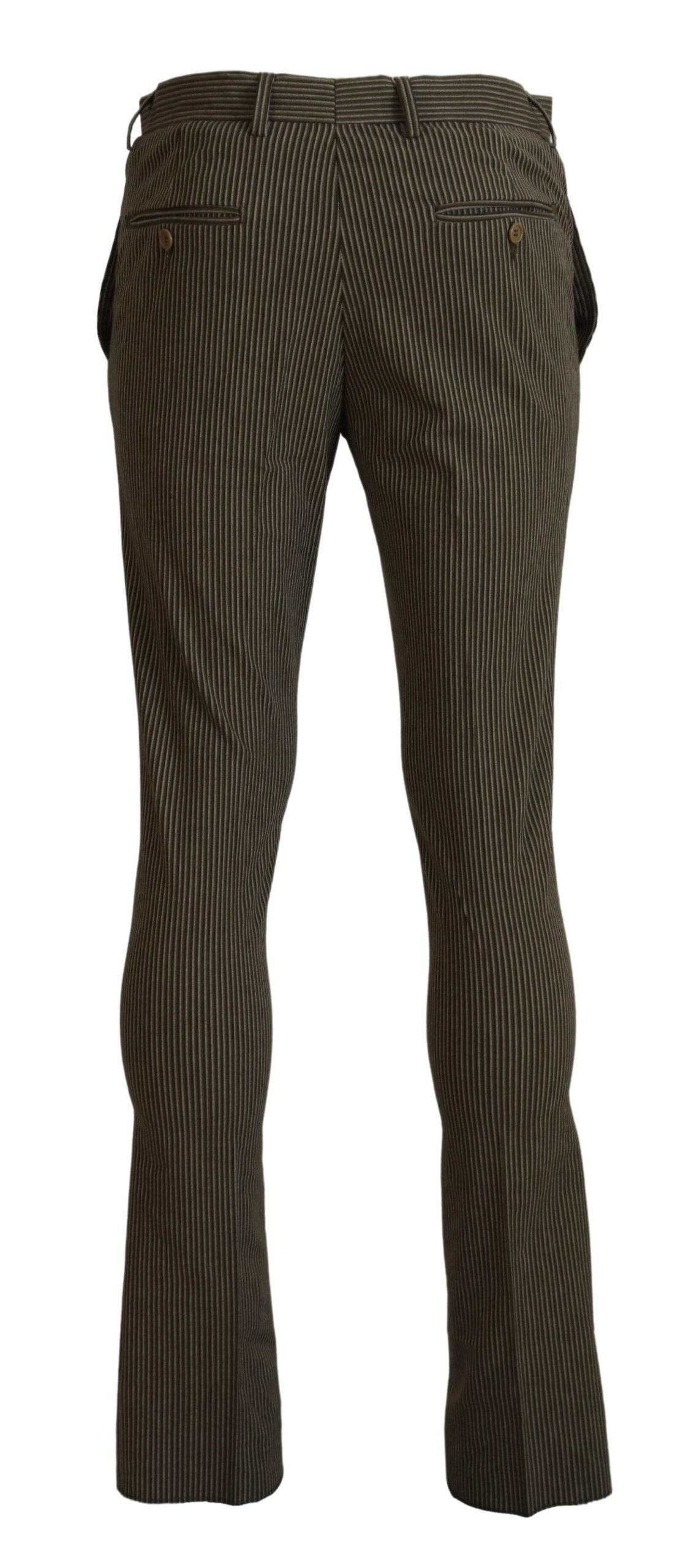 BENCIVENGA Multicolor Striped Pure Cotton Men Pants BENCIVENGA