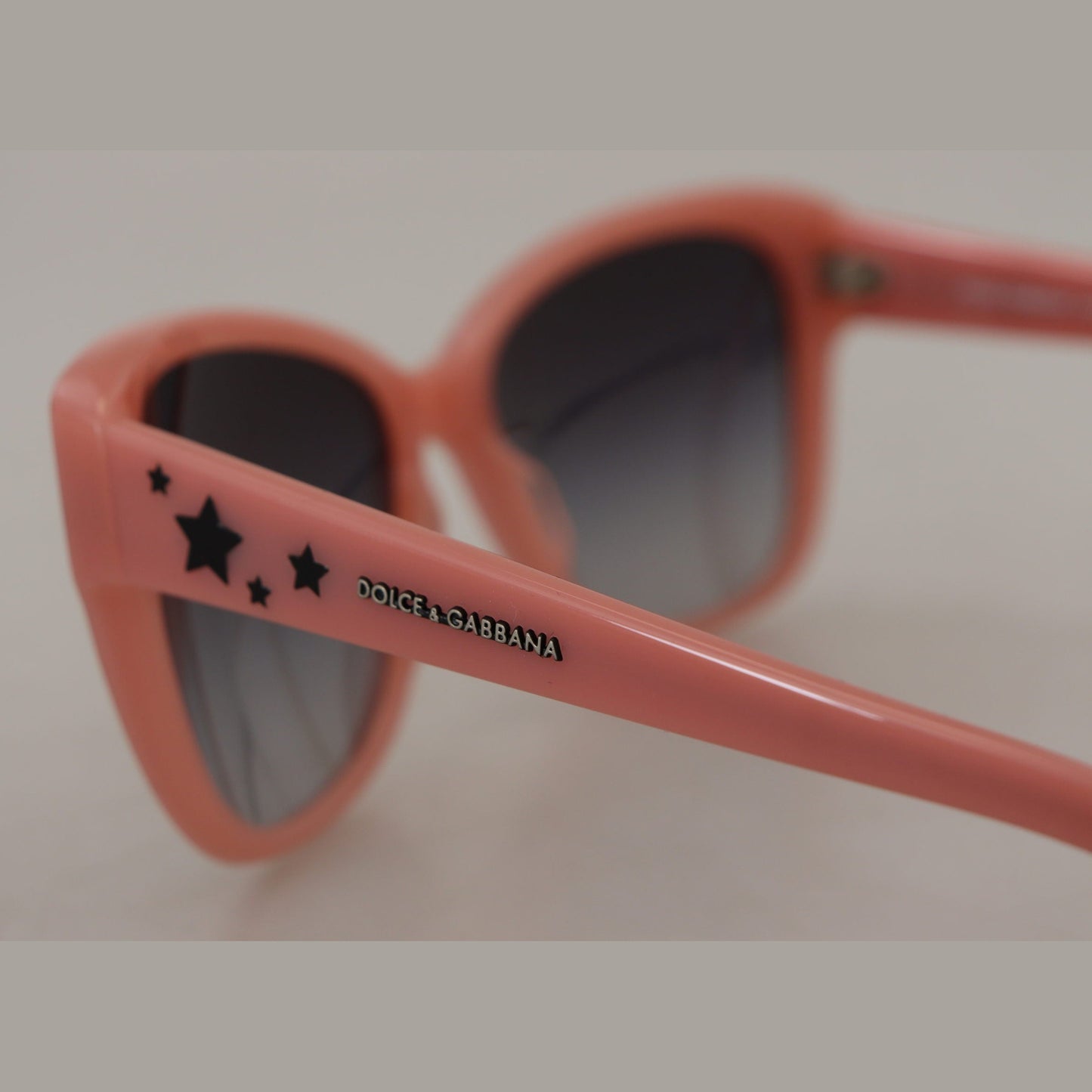 Dolce & Gabbana Pink Acetate Frame Stars Embellishment DG4124 Sunglasses Dolce & Gabbana