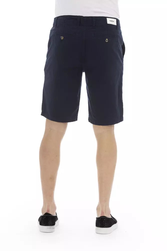 Baldinini Trend Blue Cotton Men's Bermuda Short Baldinini Trend