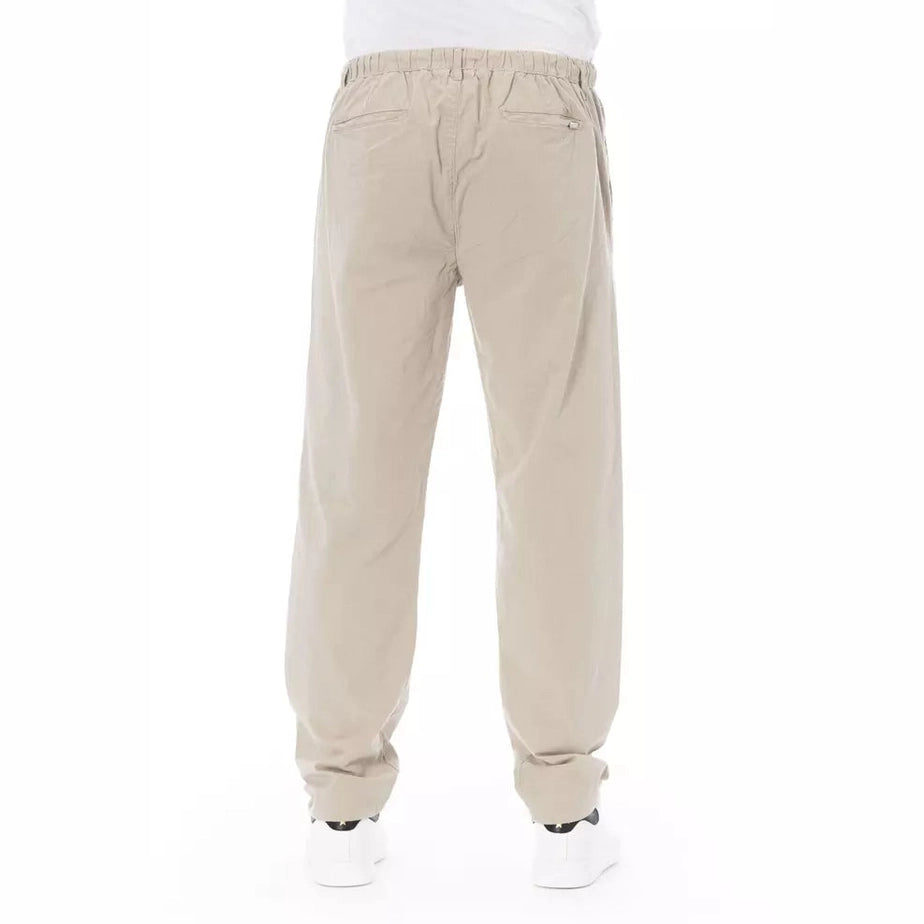 Baldinini Trend Beige Cotton Jeans & Pant