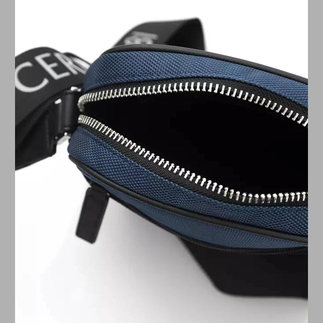 Cerruti 1881 Blue Leather Women Crossbody Bag