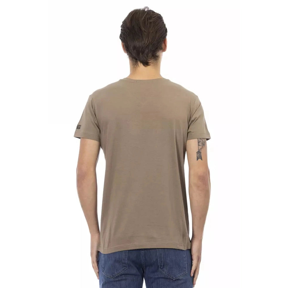 Trussardi Action Brown Cotton Men's T-Shirt