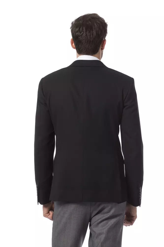 Billionaire Italian Couture Black Wool Mens Blazer Billionaire Italian Couture