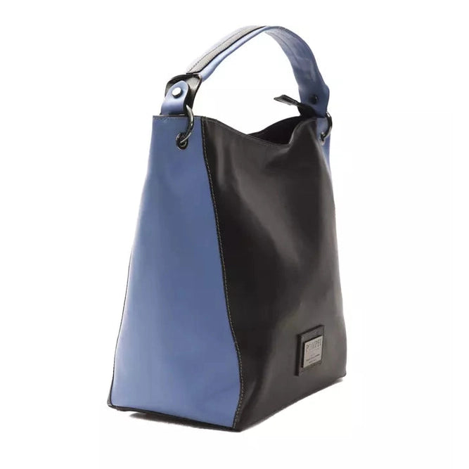 Pompei Donatella Black Leather Women Shoulder Bag