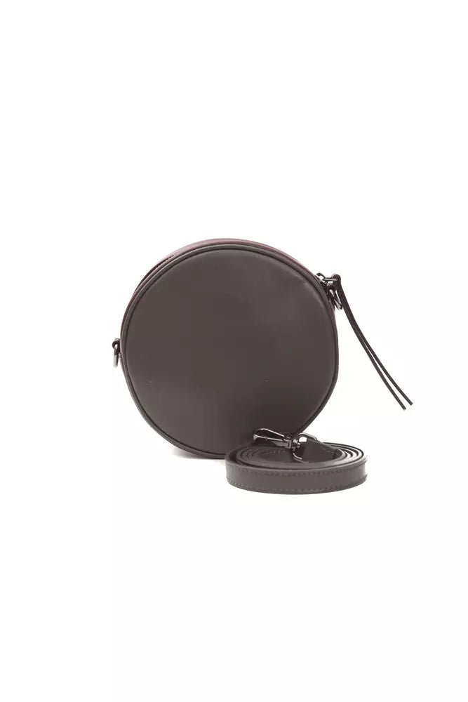 Pompei Donatella Burgundy Leather Women Crossbody Bag Pompei Donatella