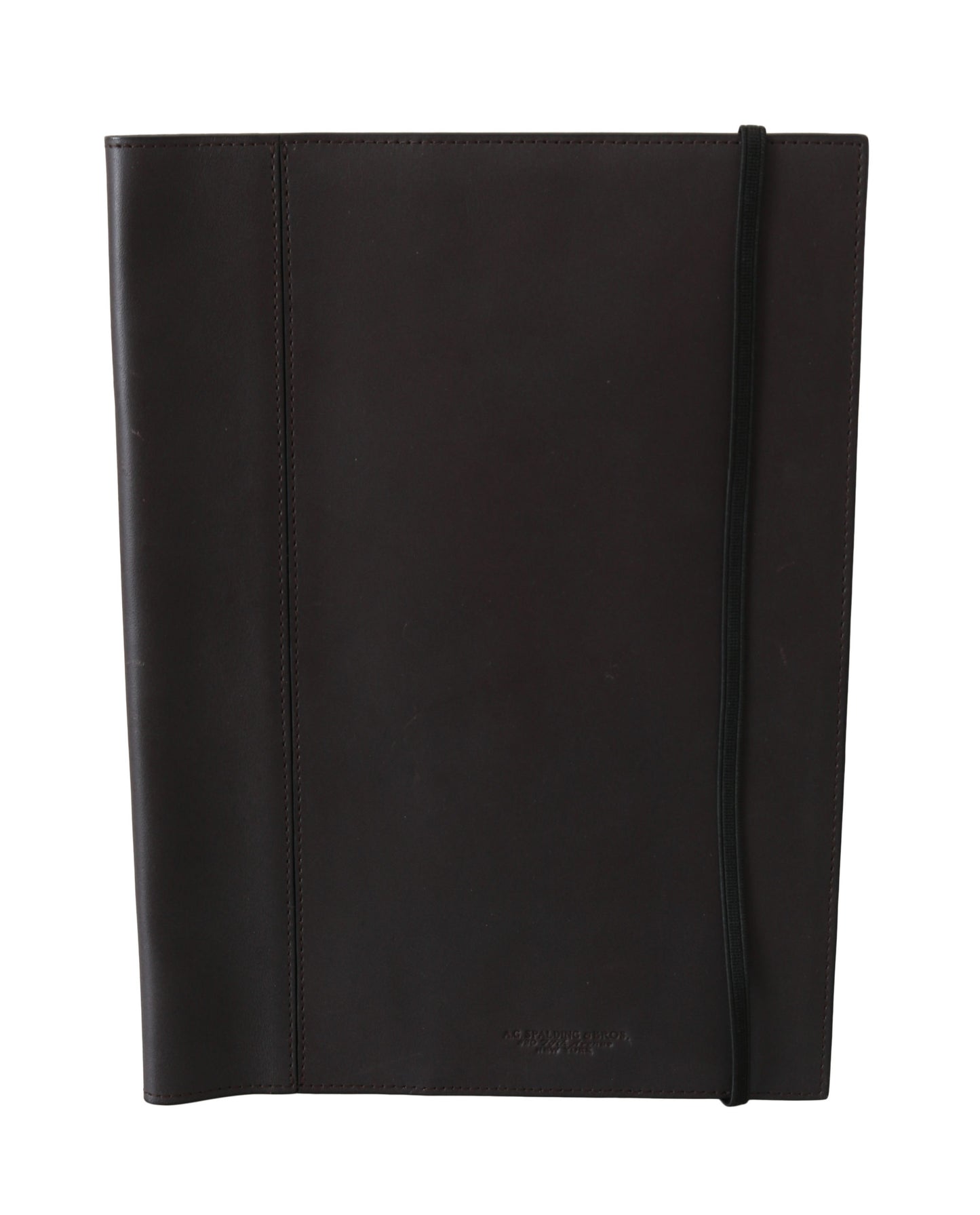 A.G. Spalding & Bros Black Leather Bifold Travel Holder Logo Wallet A.G. Spalding & Bros