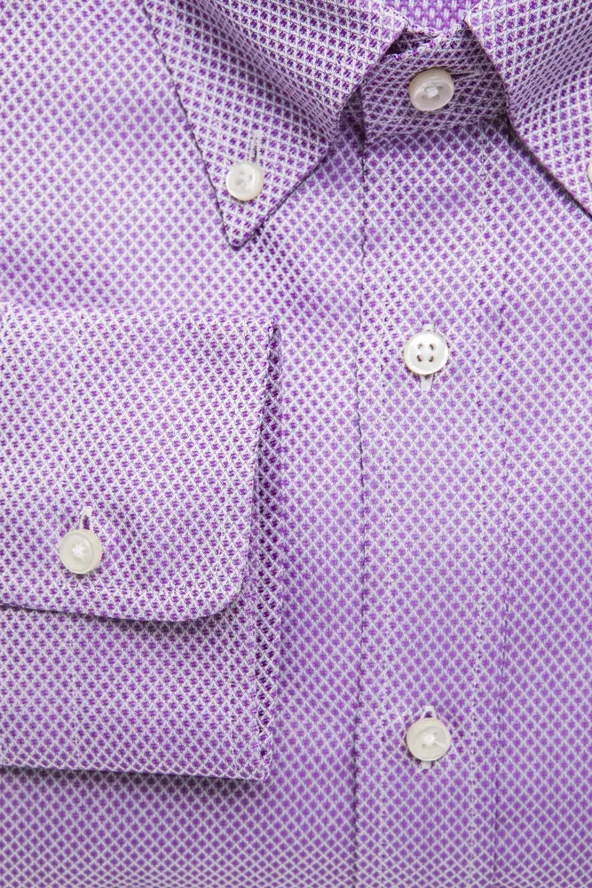 Robert Friedman Multicolor Cotton Men Shirt Robert Friedman