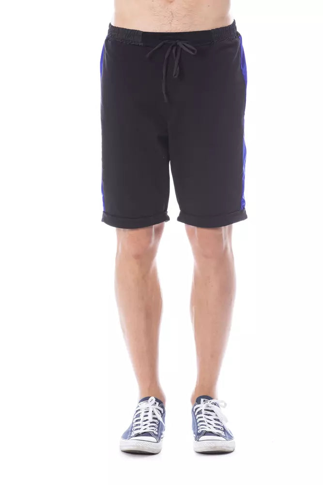 Verri Black Cotton Men Short Verri