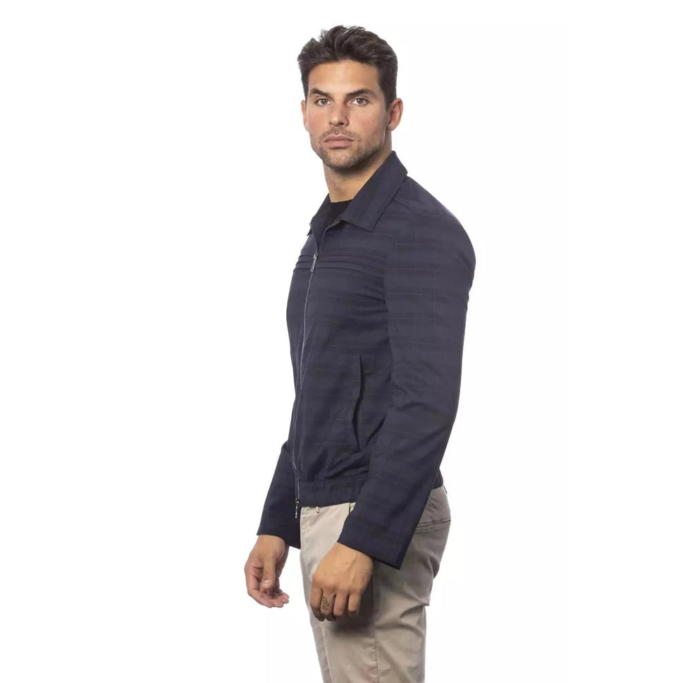 Verri Elegant Wool Blend Bomber Jacket Verri