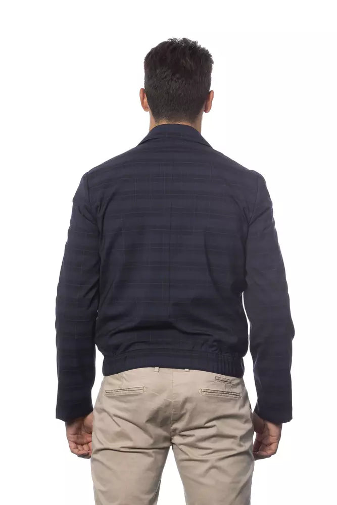 Verri Blue Wool Men Jacket Verri