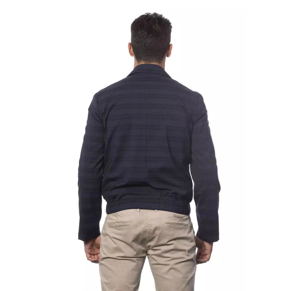 Verri Elegant Wool Blend Bomber Jacket Verri