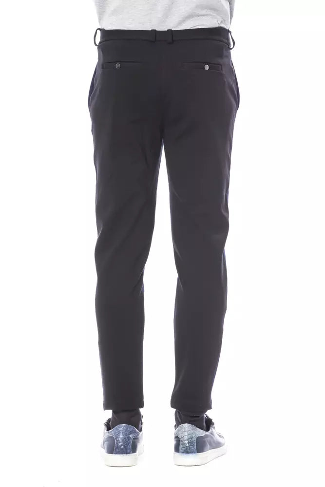 Verri Blue Viscose Men's Pant Verri